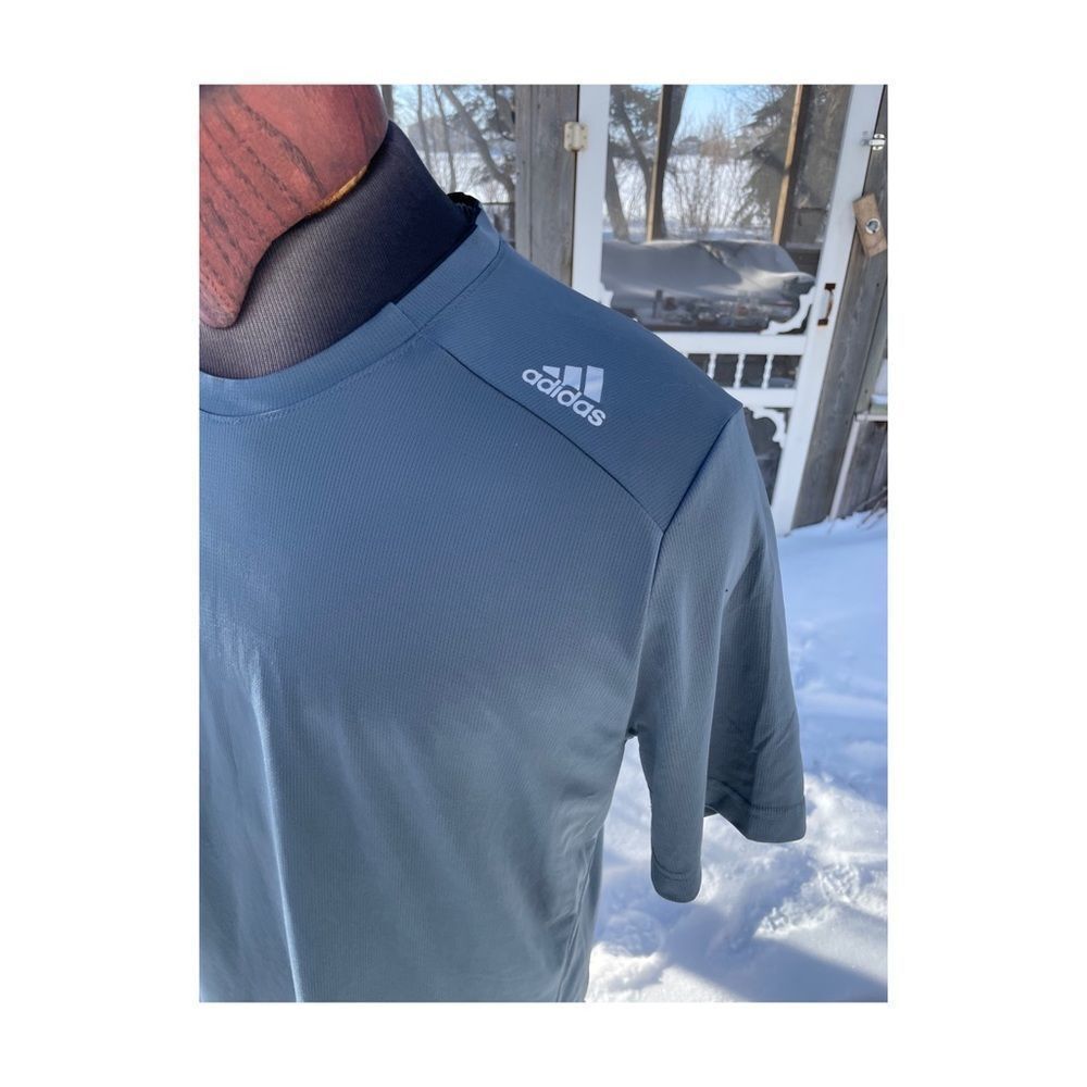 Adidas Climachill Dry Fit Shirt Grey Studded sport